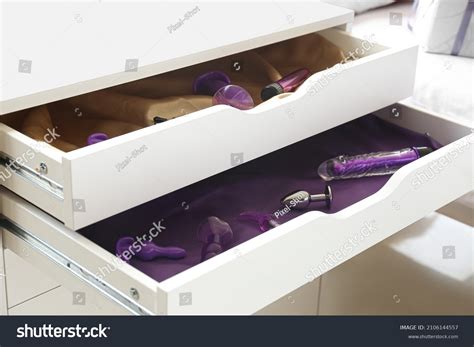 Different Sex Toys Open Chest Drawers Stock Photo Shutterstock