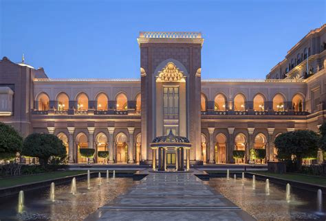 Emirates Palace Abu Dhabi Hotel – Abu Dhabi, UAE – Palace Exterior ...