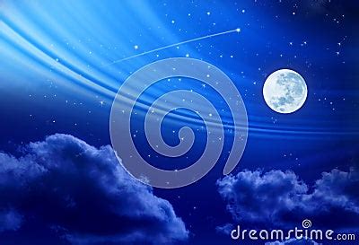 Full Moon Night Sky Stars Stock Image - Image: 19052281