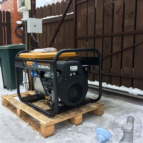 Фото установки Robin-Subaru