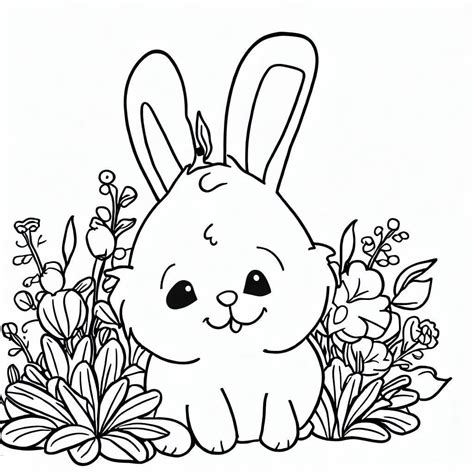 Desenho Do Coelho Para Colorir - 9