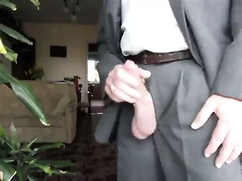 Old Man Jerk Off And Cum His Big Cock In Suit Gay Masturbation Porn Xhamster
