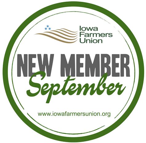 New Member September – Iowa Farmers Union