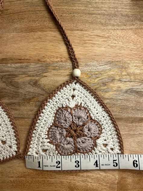Crochet Flower Bikini Top Summer Bikini Top Etsy Uk