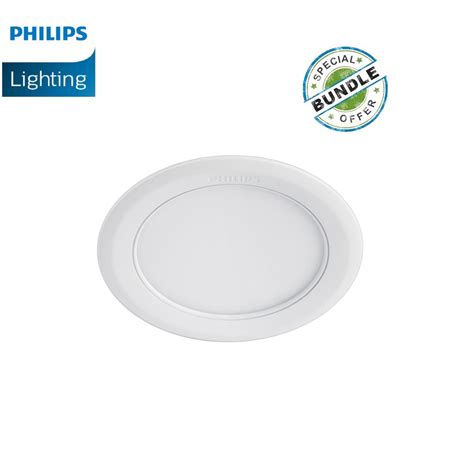 Packs Philips Marcasite Downlight Round W Led Mm In