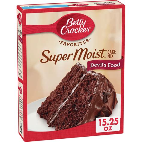 Betty Crocker Super Moist Devils Food Cake Mix