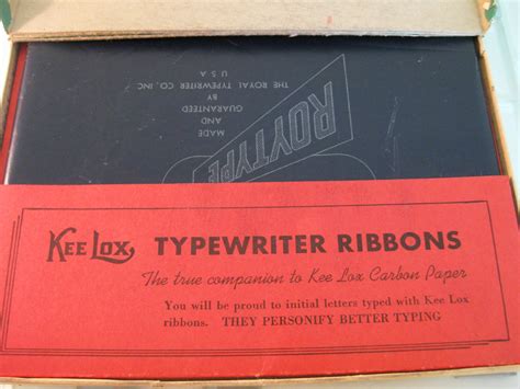 Carbon Paper Typewriter 85 X 115 Kee Lox By Vintageandoddities