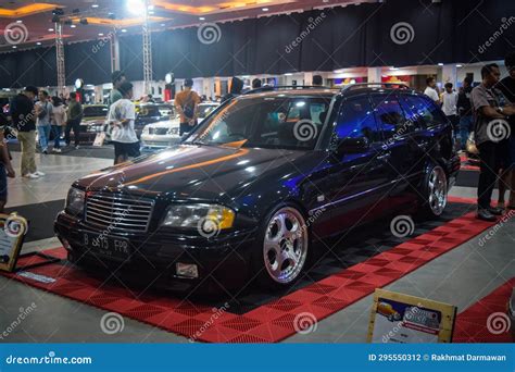 Black Mercedes-Benz C230 S202 Station Wagon in Indonesian Custom Show ...