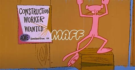 Pink Panther The Builder Minute Compilation Art Maff