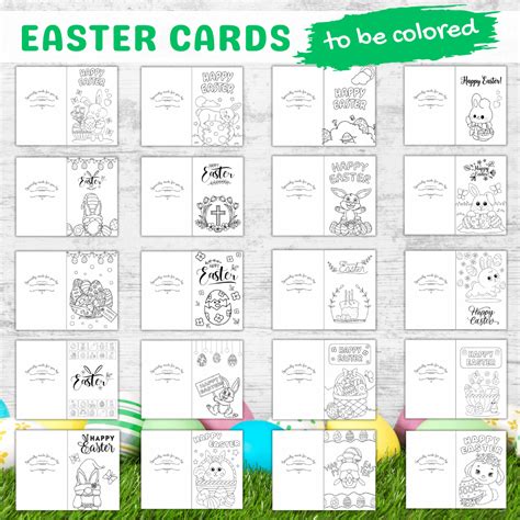 easter cards templates  printables