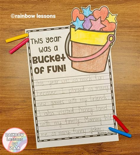 End Of The Year Writing Prompt