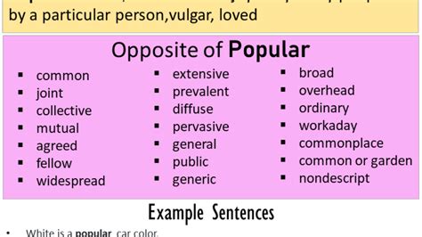 Opposite Of Popular Antonyms Of Popular Meaning And 40 Off