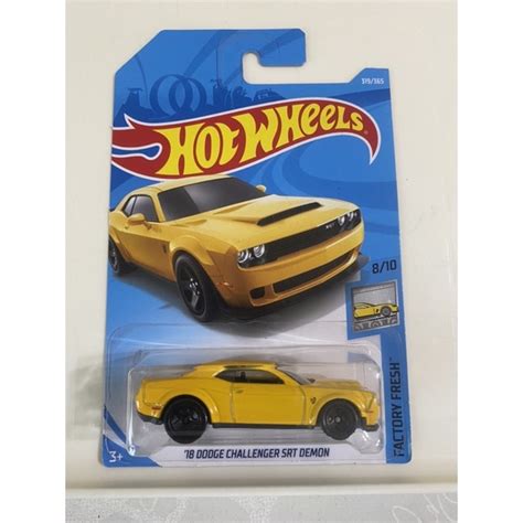 Hot Wheels Dodge Challenger Srt Demon