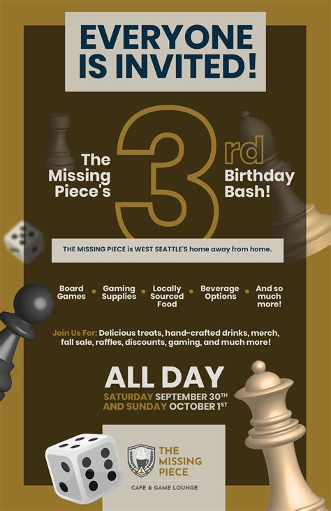 The Missing Piece's 3rd Birthday Bash!!! - The Missing Piece