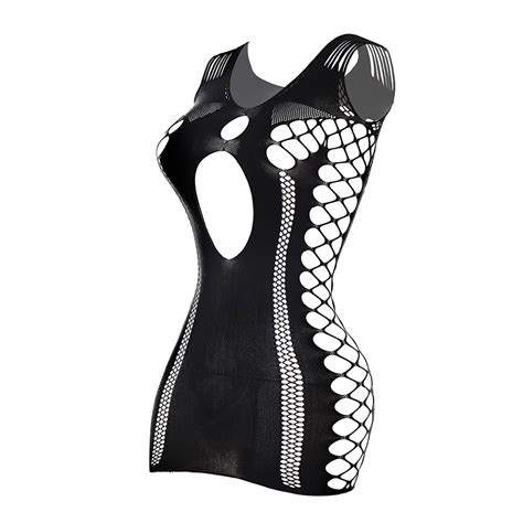 Xihbxyly Lingerie For Thick Women Sexy Womens Lingerie Fishnet Seamless Mesh Netting Chemise