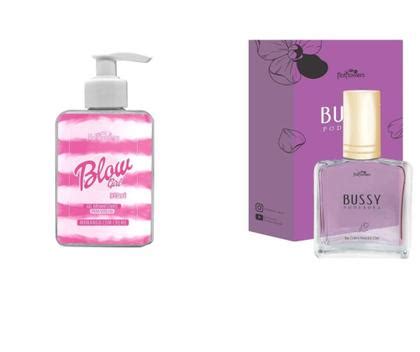Kit Bussy Poderosa Perfume Ntimo Ml Blow Girl Gel Sexo Oral Ml Hot Flowers Hotflowers