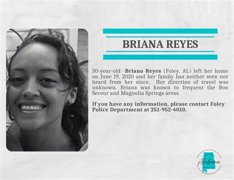 Briana Lorlean Reyes | Alabama Cold Case Advocacy™