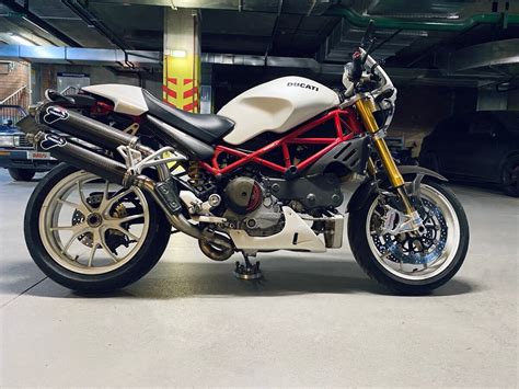 Купить б у Ducati Monster S инжектор передач в Санкт Петербурге белый naked bike года