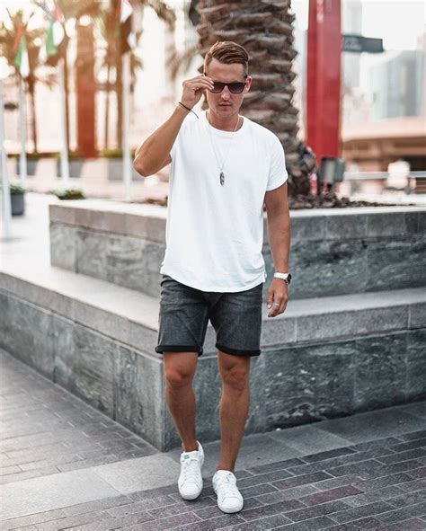 How To Style Your Shorts With T Shirt To Look Sharp Mens Casual