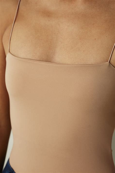 Ten Rengi İnce Askılı Atlet PHC K Y SK NUD NUDE Penti