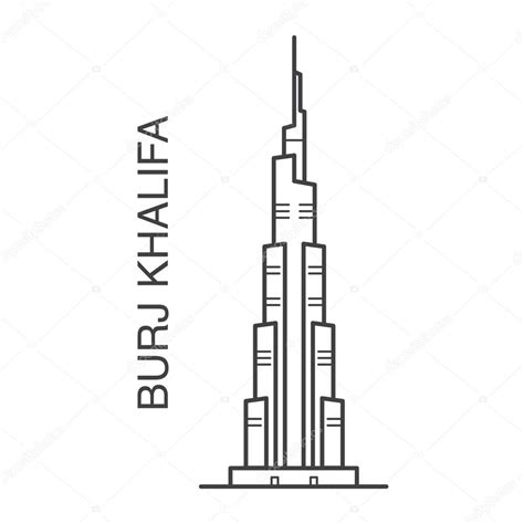 Burj Khalifa Coloring Coloring Pages