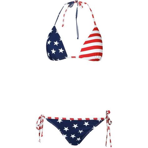 Stars And Stripes Triangle Bikini