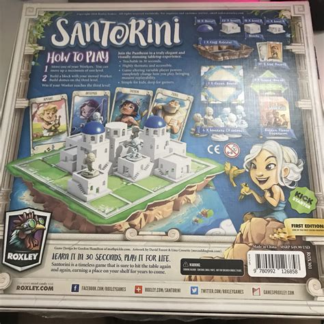 Santorini board game Kickstarter Edition, Hobbies & Toys, Toys & Games ...