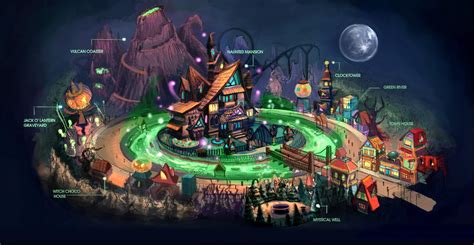 Halloween Town Map by anacathie on DeviantArt