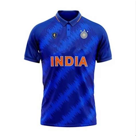 Polyester India Cricket Team Jersey, Printed at ₹ 200/piece in Tiruppur ...