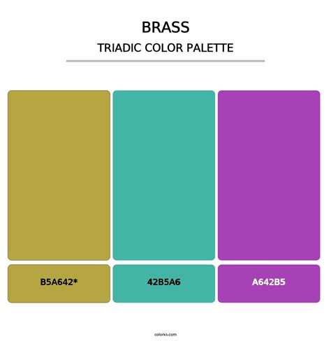 Brass Color Palettes