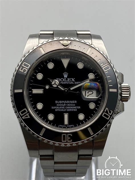 Rolex Submariner Date Black Dial Oystersteel Men S Watch Ref 116610LN