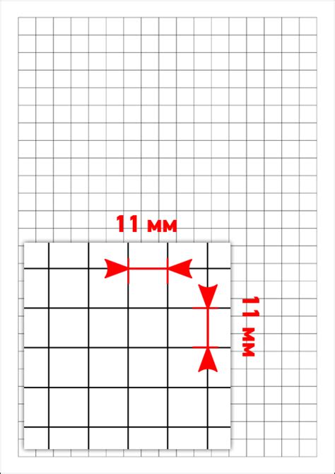 Лист в клетку формата А4: скачать и распечатать — 3mu.ru