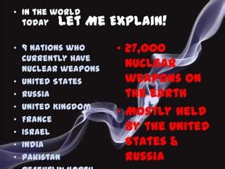 Disarmament & nuclear weapons | PPT