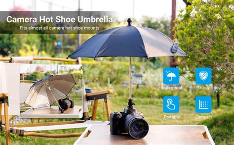 Dslr Mirrorless Camera Hot Shoe Umbrella Rain Cover Protector Sunshade For Canon Rebel T I T