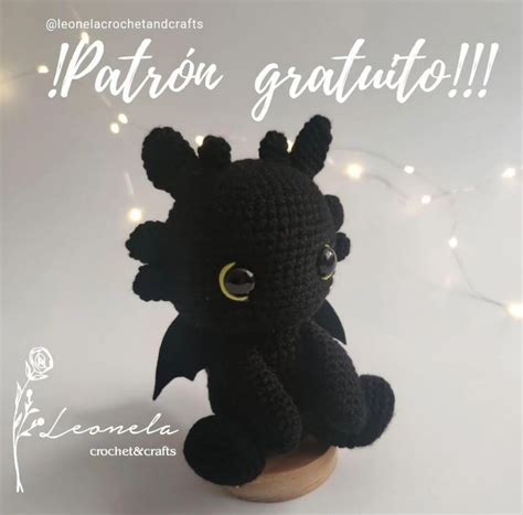 Toothless Black Dragon Crochet Pattern 10free Dragon Patterns