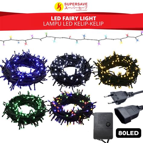 supersave lampu raya  led decorative led fairy diy colorful twinkle