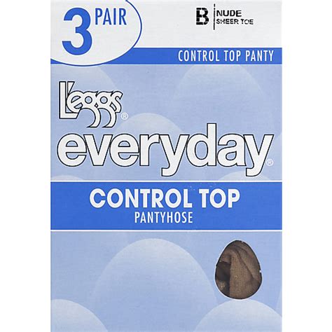 Leggs Everyday Pantyhose Control Top Sheer Toe Size B Nude Personal Care Ron S Supermarket