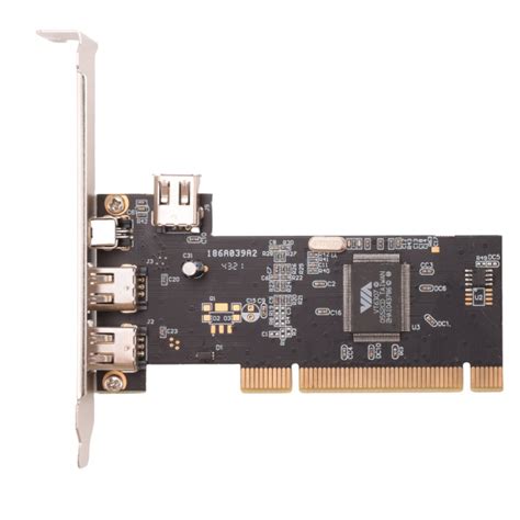 3-портовый контроллер адаптера PCI карты Firewire IEEE 1394 для ...