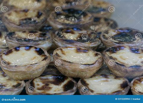 Pastel De Nata Lisbon Traditional Sweet Dessert Stock Photo - Image of ...