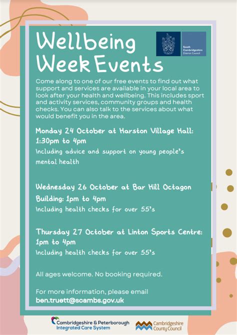 Wellbeing Week Events