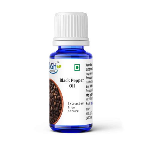 Black Pepper Oil 15ml Suyash Ayurveda