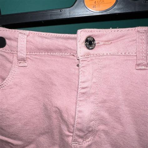Pink Missguided Denim Skirt Size 10 Barely Worn Depop