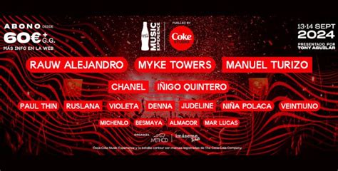 Coca Cola Music Experience Celebra Su Decimocuarta Edici N Con M S De