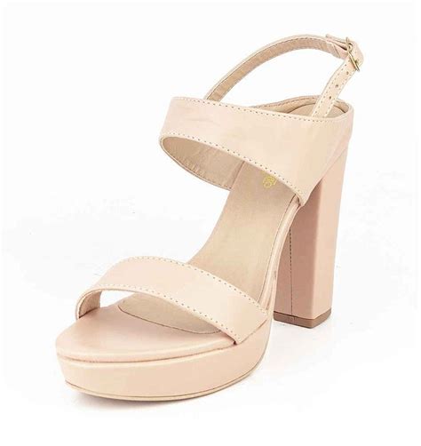 Sand Lia Meia Pata Salto Grosso Bc Napa Antique Nude Bendito Conforto
