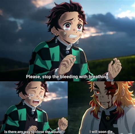 Demon Slayertanjiro Last Moment With Rengoku Last Moment In This