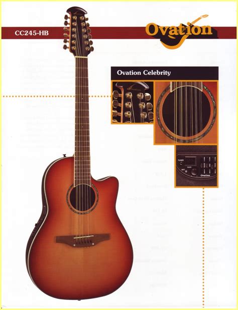 Ovation 12 String Celebrity With Case – Simply Music FSJ