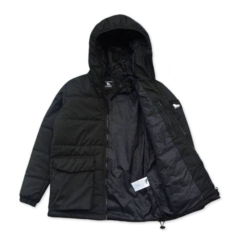 jual jaket hangat jaket anti air jacket  puffer black indonesia