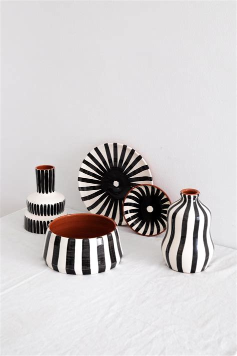 Handmade Black Ceramics Form Portugal Ceramics Unique Ceramics