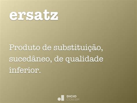 ersatz dicio dicionario  de portugues