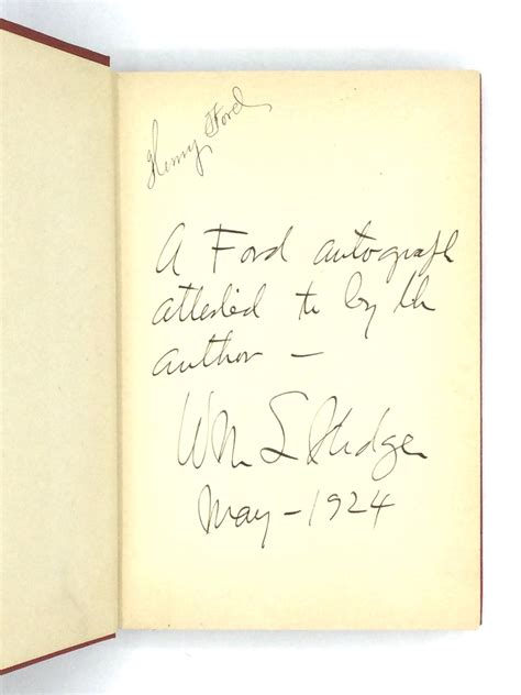 HENRY FORD: The Man and His Motives by Stidger, William L.: Very good